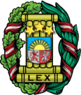 Latvijas Zvērinātu advokātu kolēģija logo
